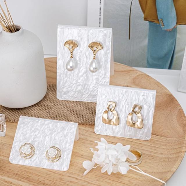 Moire acrylic earrings display rack hanging earrings earrings rack storage stall display jewelry photo props