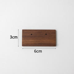 Walnut earrings display rack jewelry hanging earrings rack earrings jewelry card display jewelry photo props