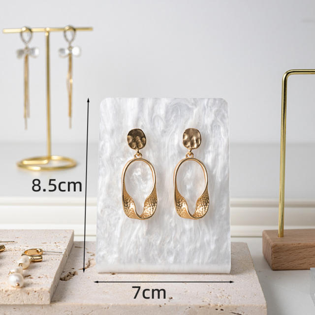 Moire acrylic earrings display rack hanging earrings earrings rack storage stall display jewelry photo props