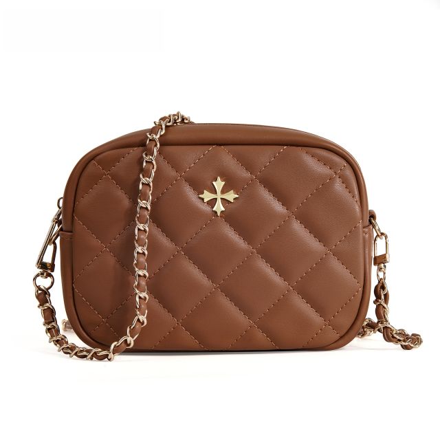 New Ladies Bag Fashion Quilted Rhombic Large Capacity Shoulder Bag Mini Chanel Style chain b