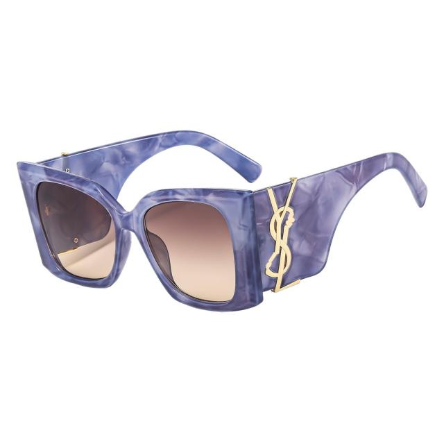 New Women's Fashion All-match Sunglasses Big Frame Cat's Eye Sunglasses