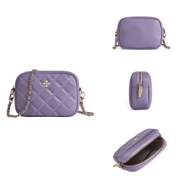 New Ladies Bag Fashion Quilted Rhombic Large Capacity Shoulder Bag Mini Chanel Style chain b