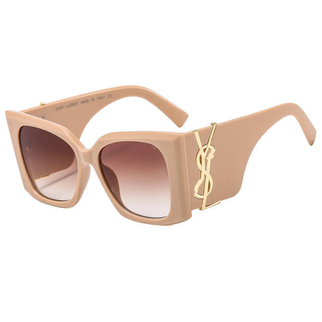 New Women's Fashion All-match Sunglasses Big Frame Cat's Eye Sunglasses