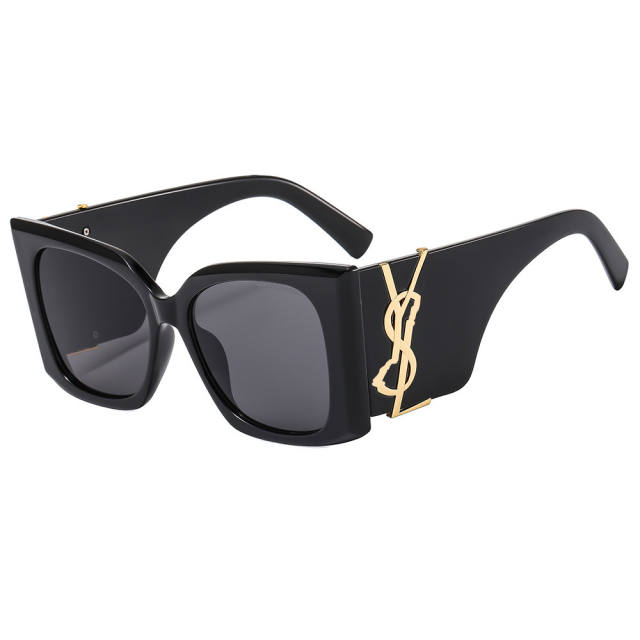 New Women's Fashion All-match Sunglasses Big Frame Cat's Eye Sunglasses