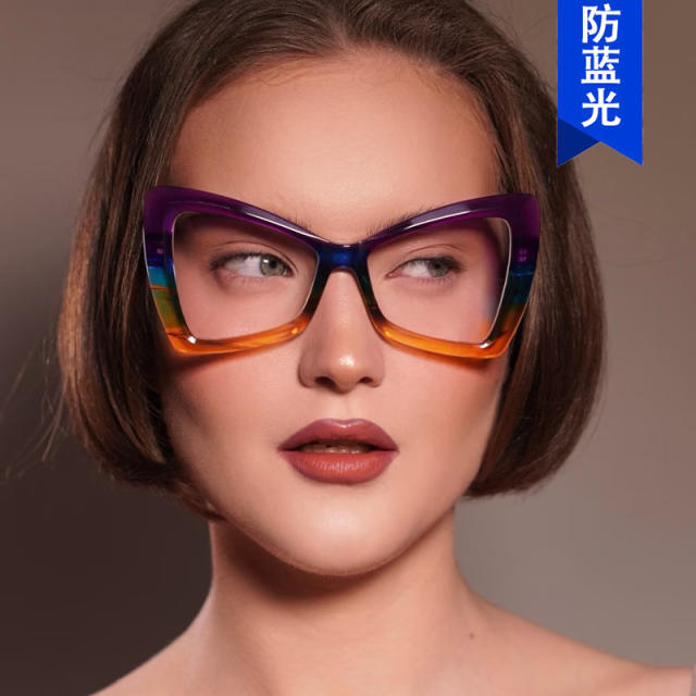 Large Frame Color Matching Flat Mirror 2025 New Anti-Blue Light Glasses reading glasses