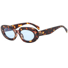 Oval shape sunglasses 2025 new vintage hot girl sunglasses