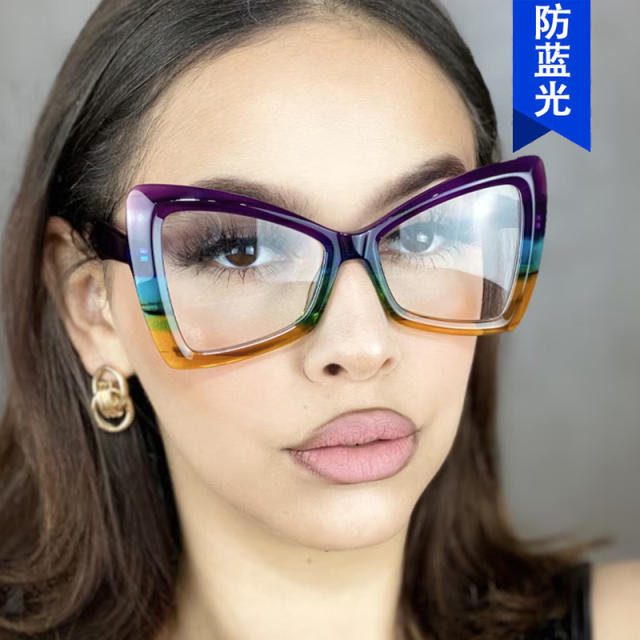 Large Frame Color Matching Flat Mirror 2025 New Anti-Blue Light Glasses reading glasses