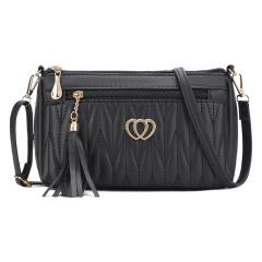 Small Bag Mini Crossbody Bag Women's Tassel Soft Leather Bag