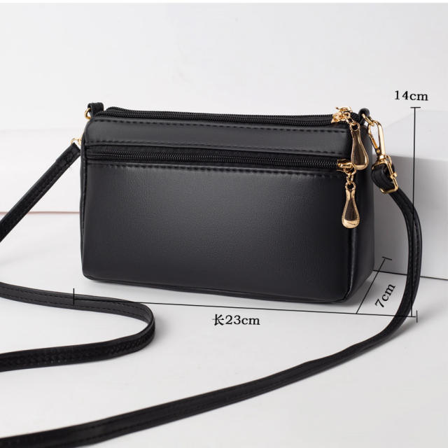 Small Bag Mini Crossbody Bag Women's Tassel Soft Leather Bag