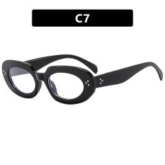Oval shape sunglasses 2025 new vintage hot girl sunglasses