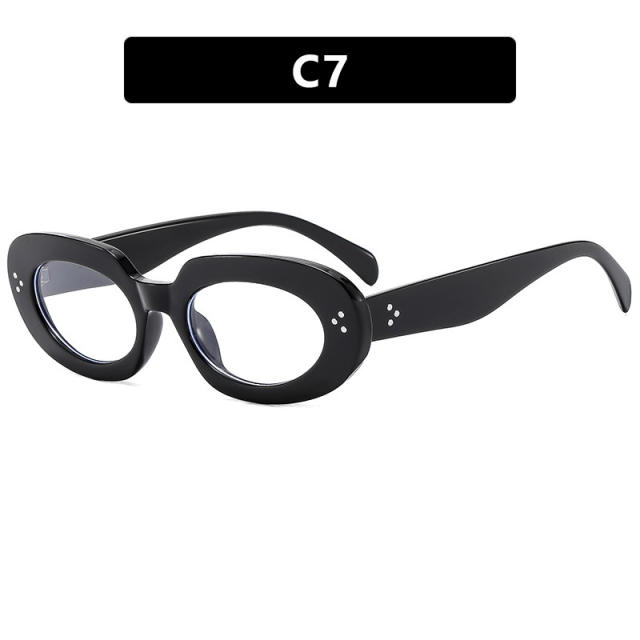 Oval shape sunglasses 2025 new vintage hot girl sunglasses