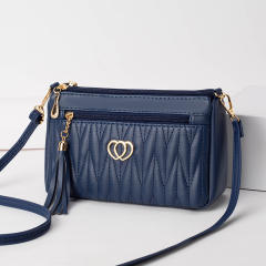 Small Bag Mini Crossbody Bag Women's Tassel Soft Leather Bag