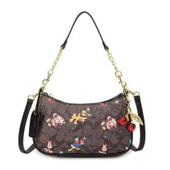 2025 hot sale heart strawberry print women shoulder bag popular bag