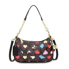 2025 hot sale heart strawberry print women shoulder bag popular bag