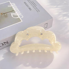 Korean Version of Super Fairy Cloud Clip with Gemstone Letters Colorful Girls hair claw clips