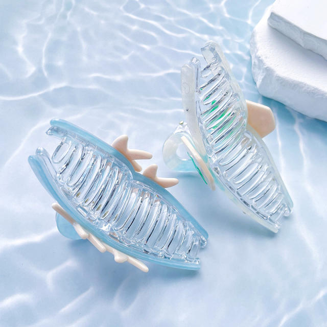 Korean Style Shell Starfish Clip Dreamy Girl hair claw clips for summer holiday