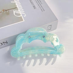 Korean Version of Super Fairy Cloud Clip with Gemstone Letters Colorful Girls hair claw clips
