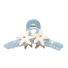 Korean Style Shell Starfish Clip Dreamy Girl hair claw clips for summer holiday