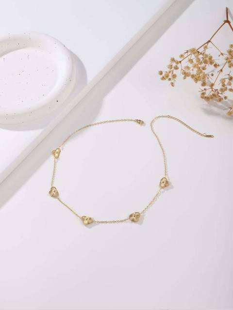 13mm Four-leaf clover bracelet necklace earrings set stainless steel necklace suit