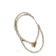 Natural Freshwater Pearl Necklace Small Irregular Pearl necklace for women