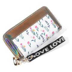 New Women's Long Wallet Double Zipper Mobile Phone Bag