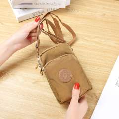 Hot Selling Crossbody Bag Mobile Phone Bag Coin Purse Nylon Hanging Neck Bag