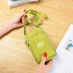Hot Selling Crossbody Bag Mobile Phone Bag Coin Purse Nylon Hanging Neck Bag