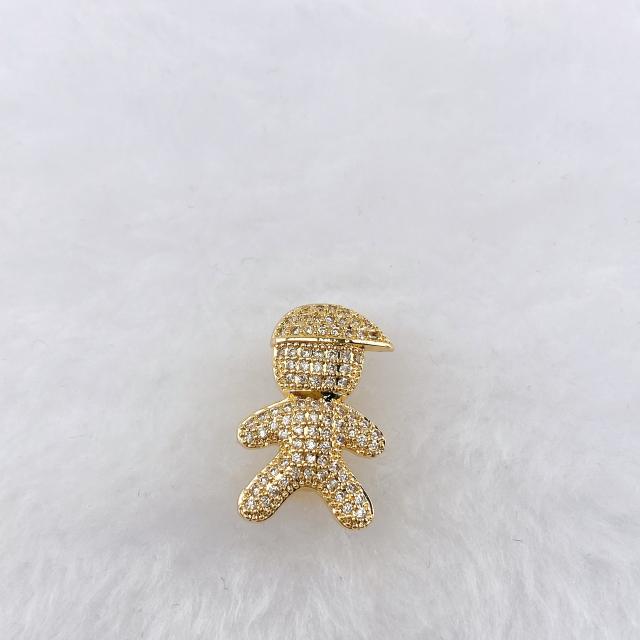Best-Selling Copper Inlaid Zircon DIY Bracelet Accessories Watch Strap Personalized Hand Jewelry