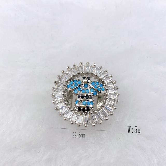 Best-Selling Copper Inlaid Zircon DIY Bracelet Accessories Watch Strap Personalized Hand Jewelry