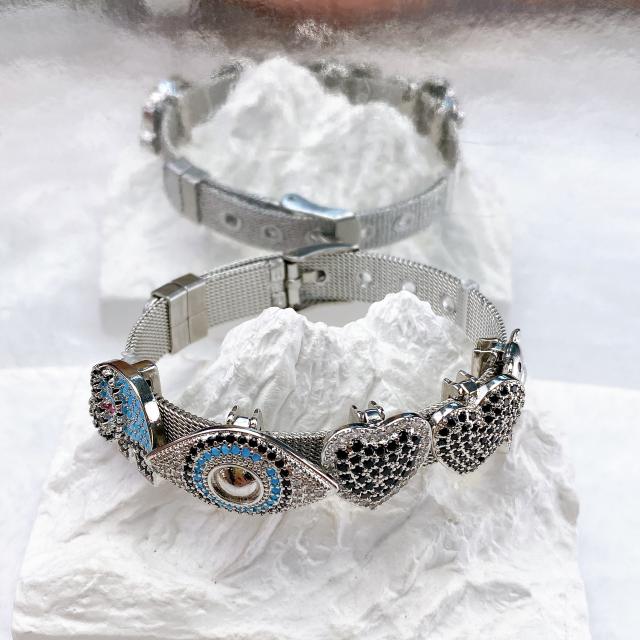 Hot-Selling Hand Jewelry Stainless Steel watch band Bracelets DIY Copper Accessories