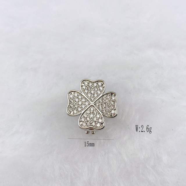 Best-Selling Copper Inlaid Zircon DIY Bracelet Accessories Watch Strap Personalized Hand Jewelry