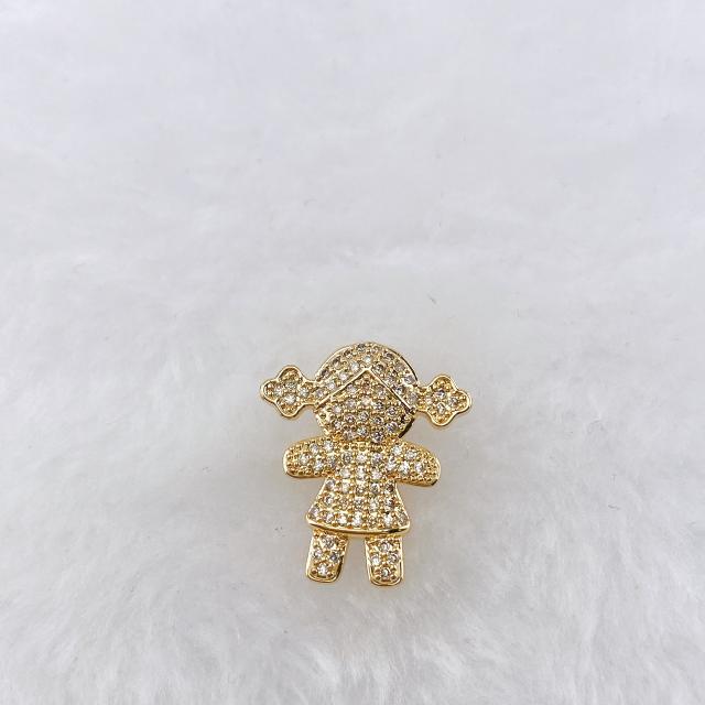 Best-Selling Copper Inlaid Zircon DIY Bracelet Accessories Watch Strap Personalized Hand Jewelry