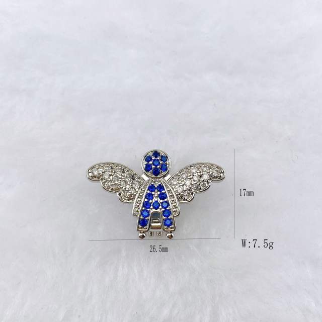 Best-Selling Copper Inlaid Zircon DIY Bracelet Accessories Watch Strap Personalized Hand Jewelry