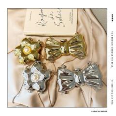 2025 acrylic bag pearl flower bag bow mini bag purse bag