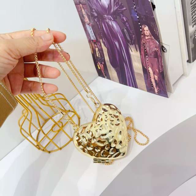 Women's Diamond-encrusted Butterfly heart flower Mini Bag Acrylic Bag purse bag