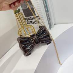 2025 acrylic bag pearl flower bag bow mini bag purse bag