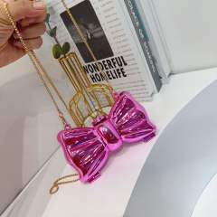 2025 acrylic bag pearl flower bag bow mini bag purse bag