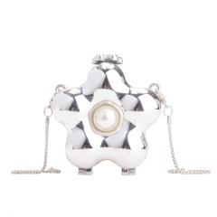2025 acrylic bag pearl flower bag bow mini bag purse bag