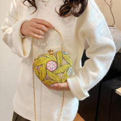 2025 Fashion Sequin heart Shoulder Bag Instagram Evening Bag