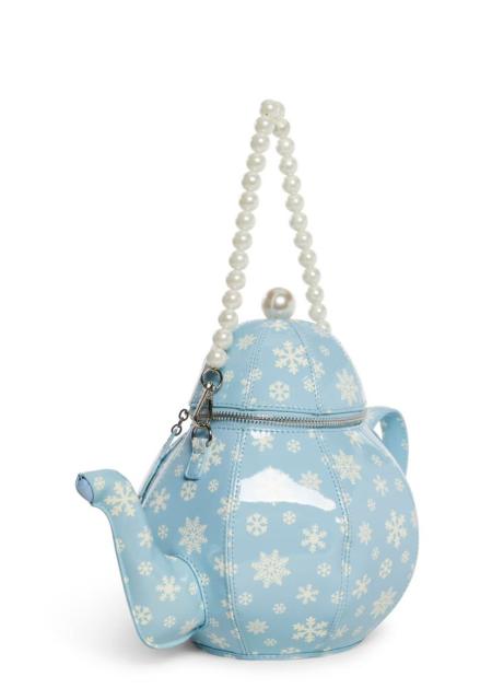 Sweet Girl Vintage Lolita Pearl Chain Printed Teapot Handbag