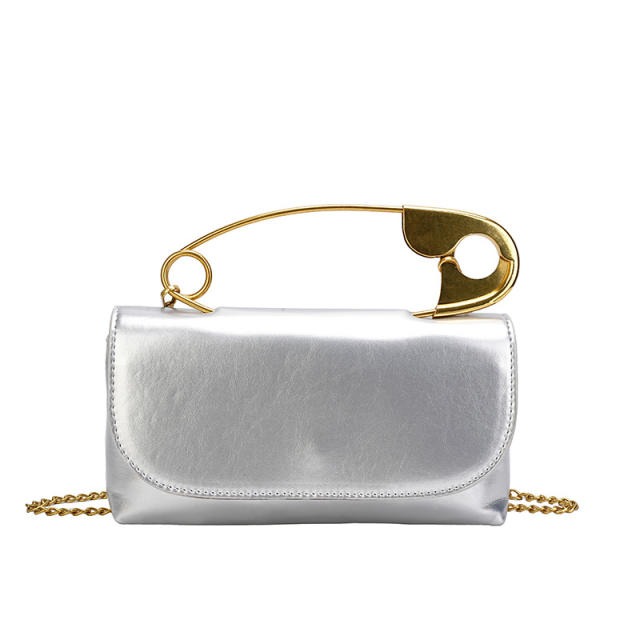 Personalized Paper Clip Small Bag for Women 2025 Korean Style Crossbody Bag