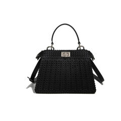 Summer Jelly Bag 2025 Small Fresh hollow Out Woven Bag Beach Bag
