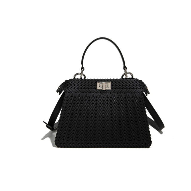 Summer Jelly Bag 2025 Small Fresh hollow Out Woven Bag Beach Bag