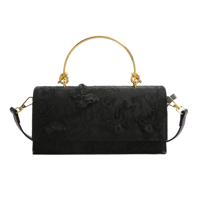 2025 Sweet Girl Fashion Lace Butterfly Stylish Small Square Bag Trendy crossbody bag purse bag