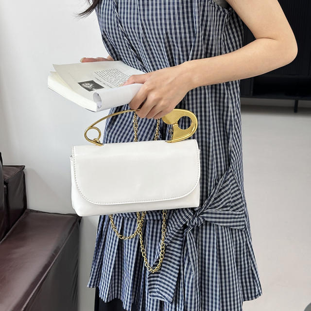 Personalized Paper Clip Small Bag for Women 2025 Korean Style Crossbody Bag