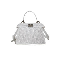 Summer Jelly Bag 2025 Small Fresh hollow Out Woven Bag Beach Bag