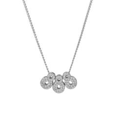 Hot-Selling 18K Gold-Plated Copper Zircon High-Polish Lucky Number Angel Number Pendant Necklace