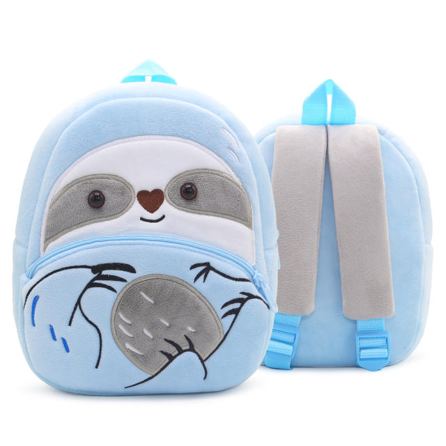 Cute Cartoon Animal Children's Backpack Stall Supply Backpack Kindergarten Plush Backpack