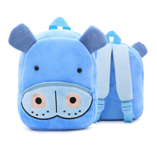 Cute Cartoon Animal Children's Backpack Stall Supply Backpack Kindergarten Plush Backpack