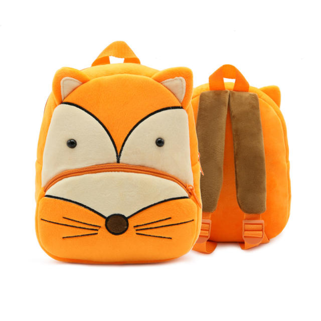 Cute Cartoon Animal Children's Backpack Stall Supply Backpack Kindergarten Plush Backpack